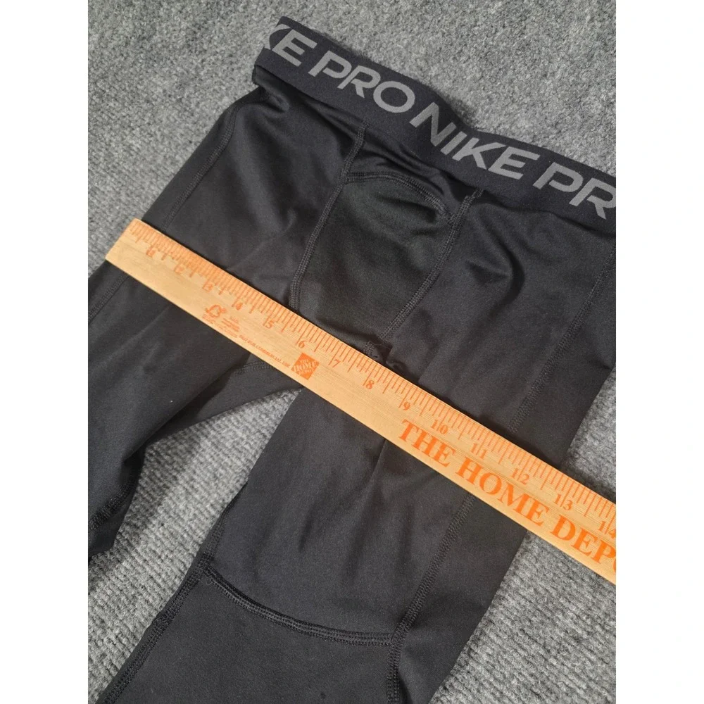 Nike Pro Dri-FIT Mens Black Compression Tights Athletic Leggings Sz M Activewear